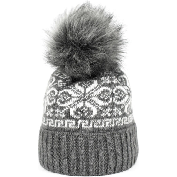 Artofpolo Dámska zimná čiapka s brmbolcom Grudnia 65223702