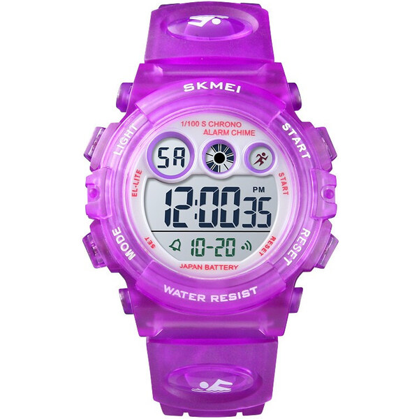 SKMEI 1451 Detské športové hodinky Little lady Fialové 65223768