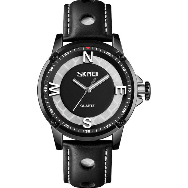 Skmei 9211 pánske hodinky Compass Gate Šedé 65223765