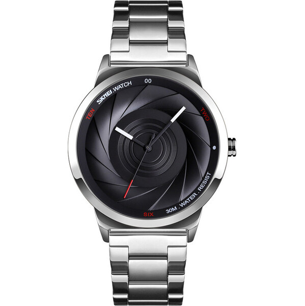 Skmei 9210 pánske hodinky Lens Shot Strieborno Čierne 65223856