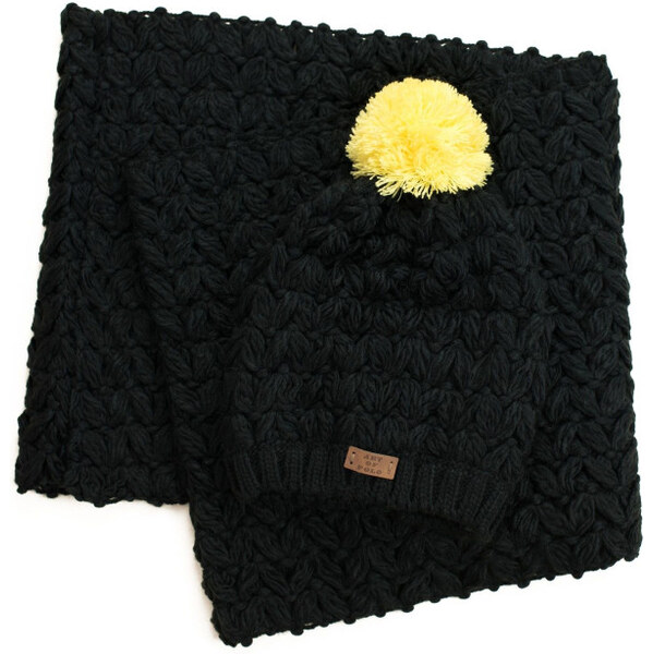 Artofpolo Dámsky set čiapka a nákrčník Zamolin Čierny 65223951