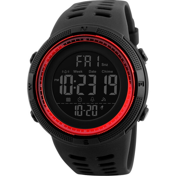 SKMEI 1251 športové hodinky Conquer Červené 65223961