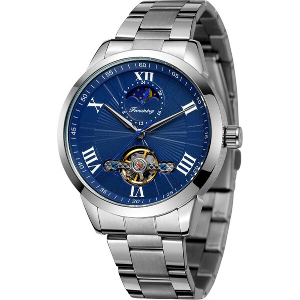 FORSINING pánske automatické hodinky Mellow G818 Modré 65224013