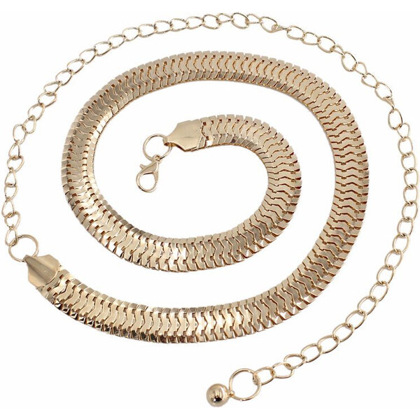 Lifestyle Ozdobný dámsky kovový opasok Noemi Zlatý 65224156