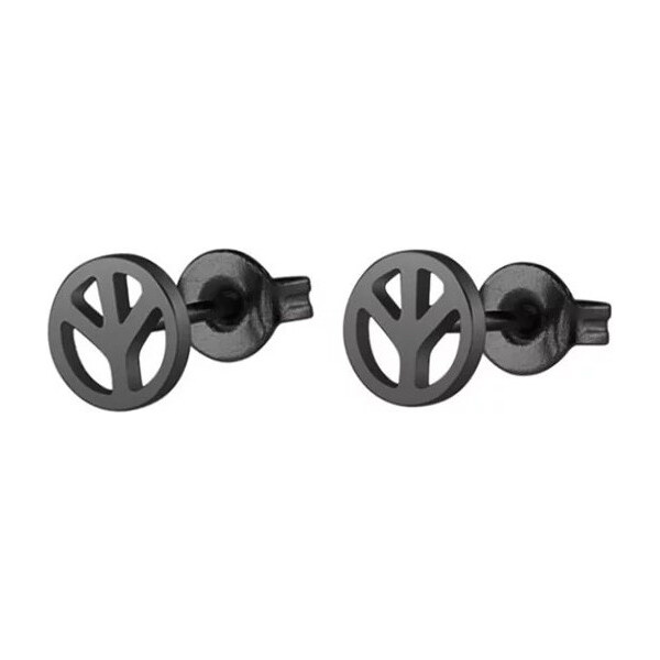 Impress Jewelry Puzetové náušnice z chirurgickej ocele Peace 65224230