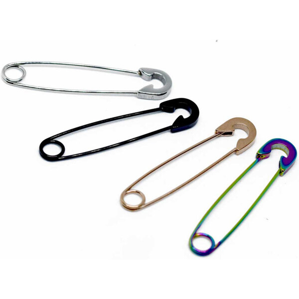 Impress Jewelry Punková náušnica z chirurgickej ocele Spínací špendlík 65224250