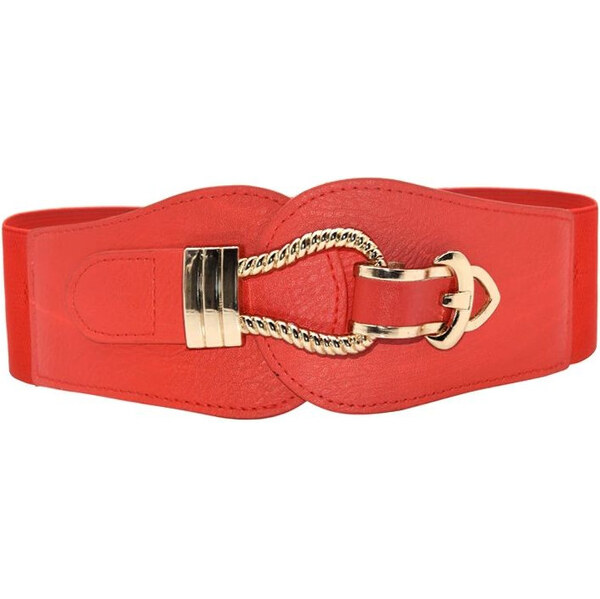 Lifestyle Dámsky strečový opasok na šaty Eva Červený 65224328