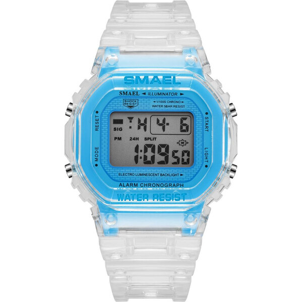 Smael 1905 Dievčenské digitálne hodinky Modré 65224415