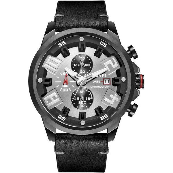 Smael 9080 Pánske analógové hodinky Čierne 65224447