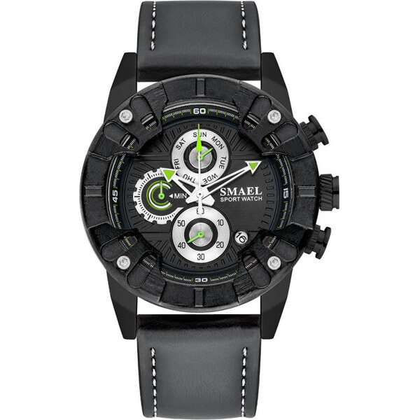 Smael 9155 Pánske analógové hodinky Strieborné 65224474