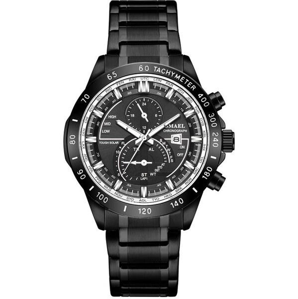 Smael 9062 Pánske analógové hodinky Čierne 65224484