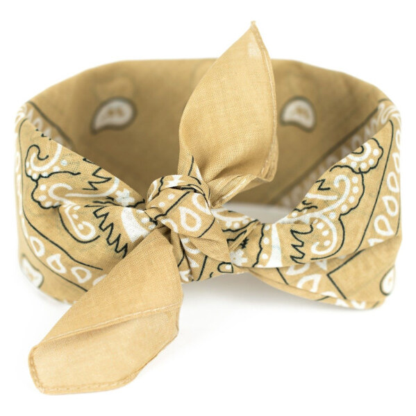 Artofpolo Bavlnená šatka Bandana Béžová 65224546