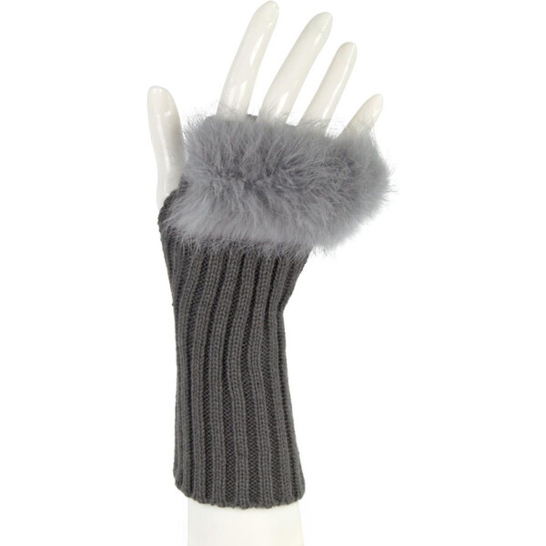 Artofpolo Dámske rukavice bez prstov Las Vegas Šedé 65224683