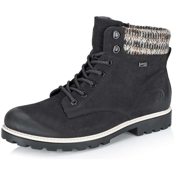 RIEKER Dámska členková obuv REMONTE D8487-03 čierna W5 65232679