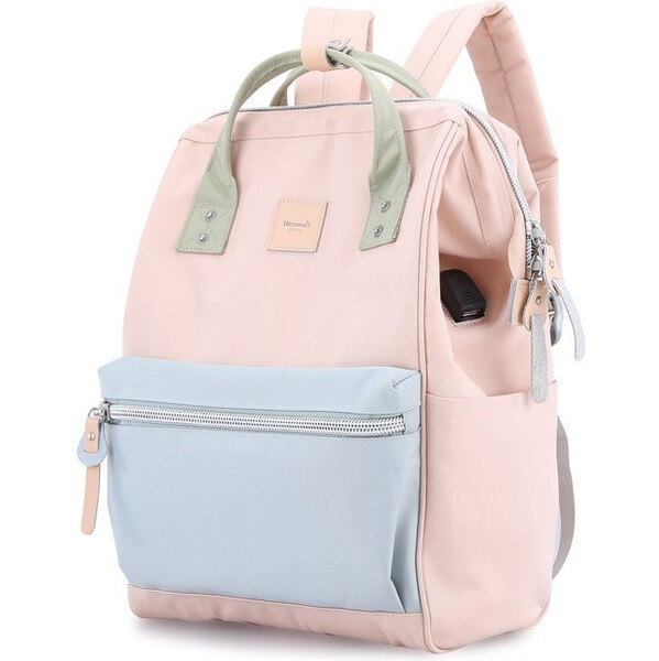 Himawari dámsky batoh USB port Turner Ružový 65224730