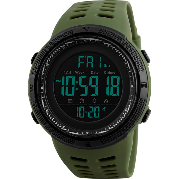 SKMEI 1251 športové hodinky Conquer Zelené 65224902