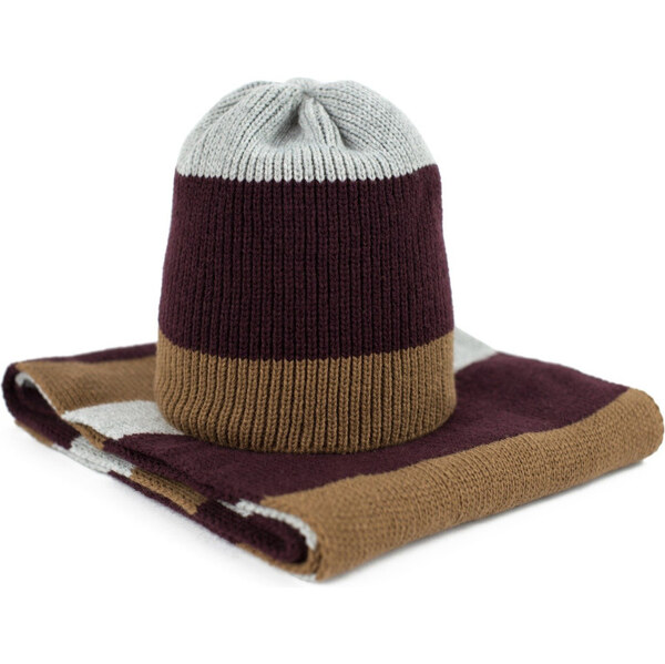 Artofpolo Unisex zimný set čiapky a šál Stavager 65225059
