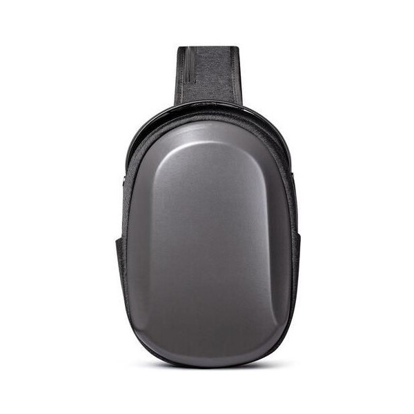 Weixier škrupinový batoh cez rameno s USB Objects Šedý 65225187