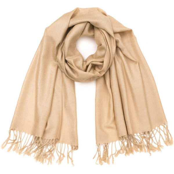 Artofpolo Dámsky Šál Simply classic Beige 65225220