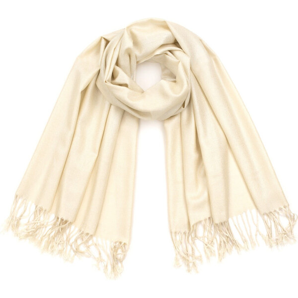 Artofpolo Dámsky Šál Simply classic ECRU 65225232