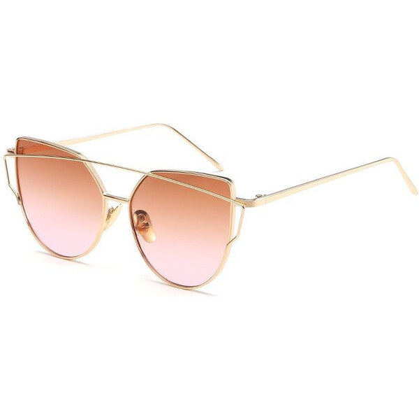 Carla Slnečné okuliare GLAM CAT Ombre Hnedé 65225287