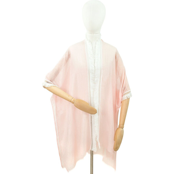 ArtOfPolo pončo na plavky Pareo letný vánok Ružové 65225264