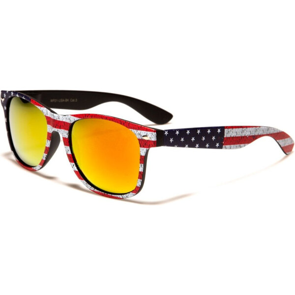 Retro Optic Retro Unisex Slnečné okuliare wayfarer USA Oranžové 65225296