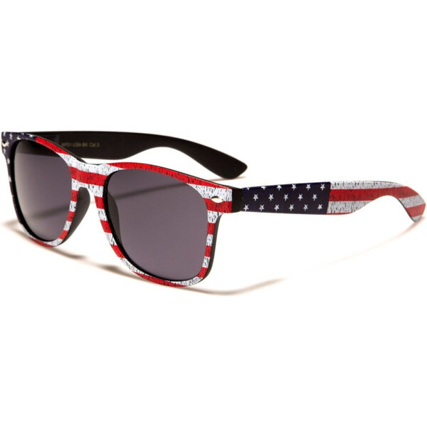 Retro Optic Retro Unisex Slnečné okuliare wayfarer USA Červené 65225297