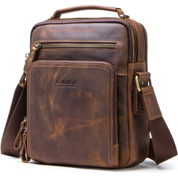 Contacts pánska kožená taška cez rameno Gerard 65225382