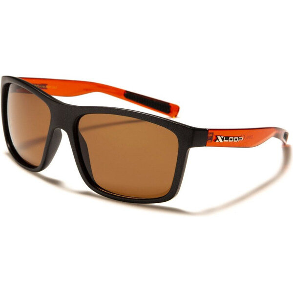 Olympic eyewear Xloop klasické Pánske polarizačné okuliare Oranžové 65225398