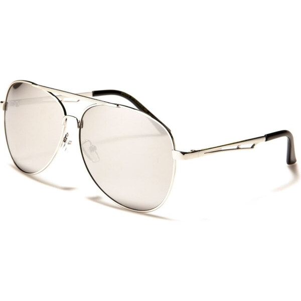 Olympic eyewear Air force Unisex Aviator slnečné okuliare Strieborné 65225445