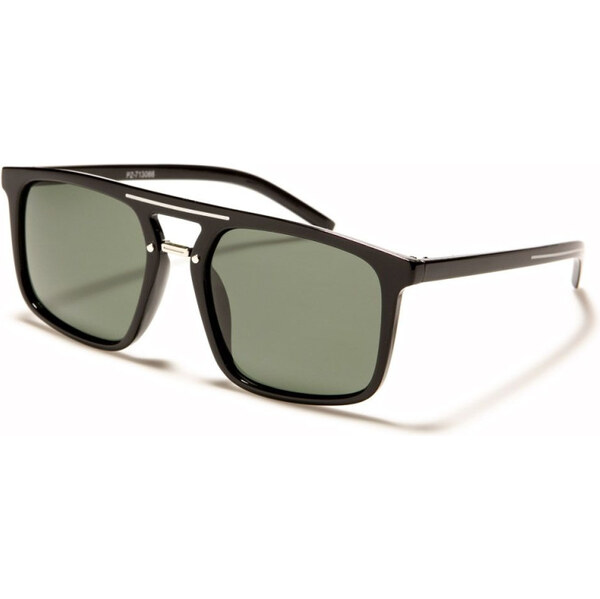 PolarSpex POLARIZED UNISEX OVAL BROW slnečné okuliare Čierne 65225478