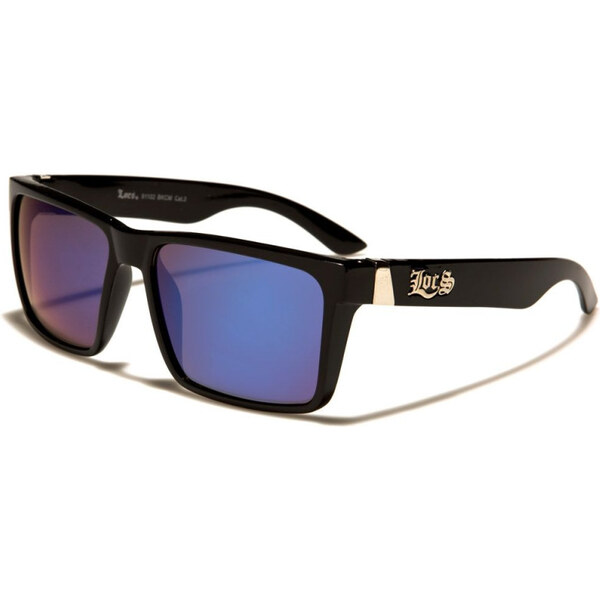 Olympic eyewear LOCS CLASSIC Pánske zrkadlové slnečné okuliare Modré 65225552