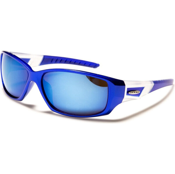 Olympic eyewear ARCTIC BLUE Pánske zrkadlové slnečné okuliare Modré 65225615