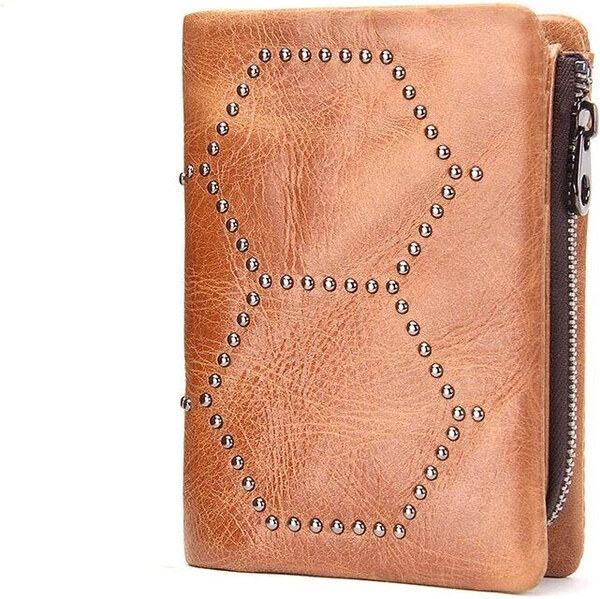 Contacts pánska kožená peňaženka Topete Khaki 65225645