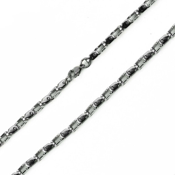 Impress Jewelry Retiazka z chirurgickej ocele Angular- 3 mm / 53 cm 65225676