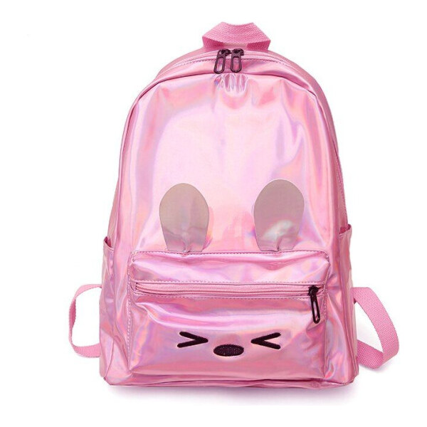 Lifestyle Dievčenský Holografický batôžtek Králiček ružový 65225684