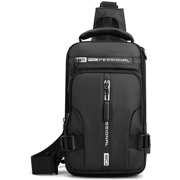 WEIXIER Profesional batoh cez rameno s USB Čierny 65225691
