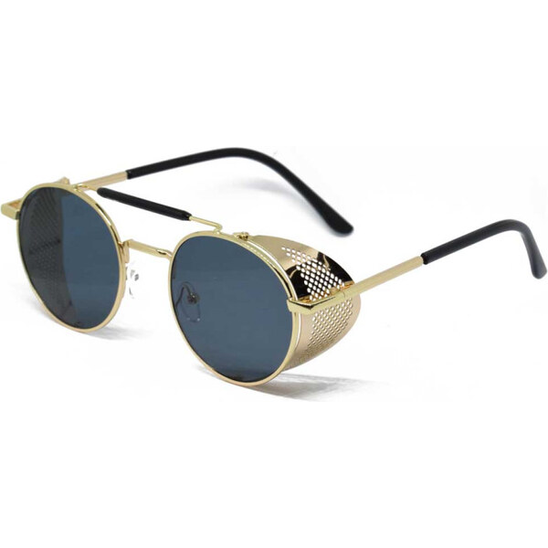 Lifestyle Oválne slnečné okuliare Cyber Steampun Zlato- dymové 65225741