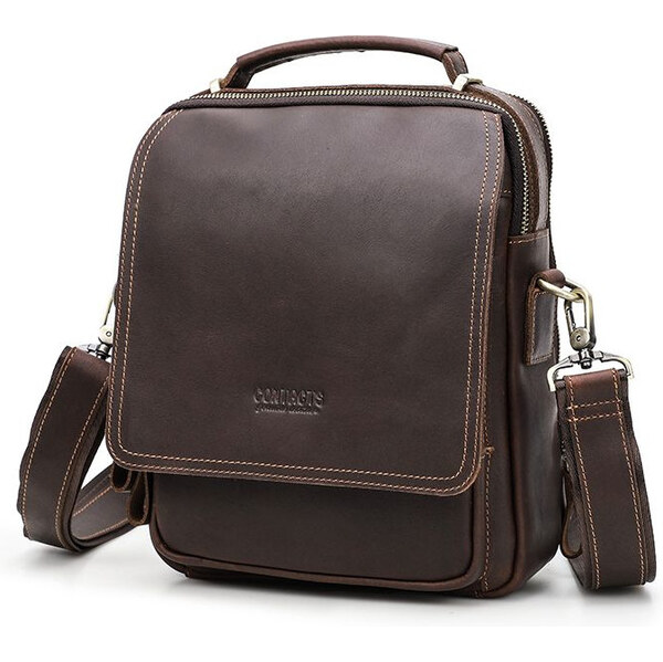 Contacts pánska kožená taška cez rameno Granado 65225857