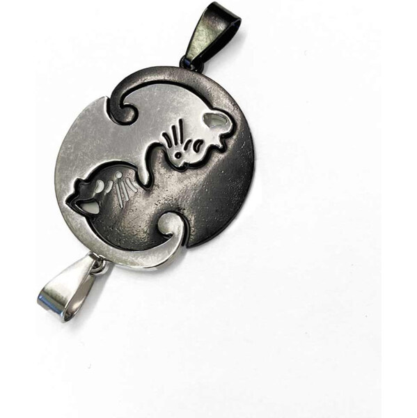 Impress Jewelry Partnerské prívesky puzzle Mačka a Kocúr pre pár 65225948