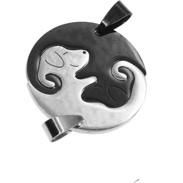 Impress Jewelry Oceľové prívesky puzzle Psík a Fenka - Psíci 65225946