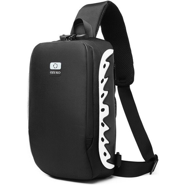 Ozuko batoh cez rameno s USB + zámok Reflective 7 l 65225992