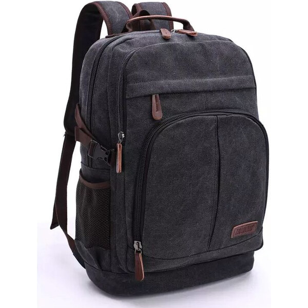 Canvasio plátený canvas retro batoh Colombo Čierny 26 l 65226045