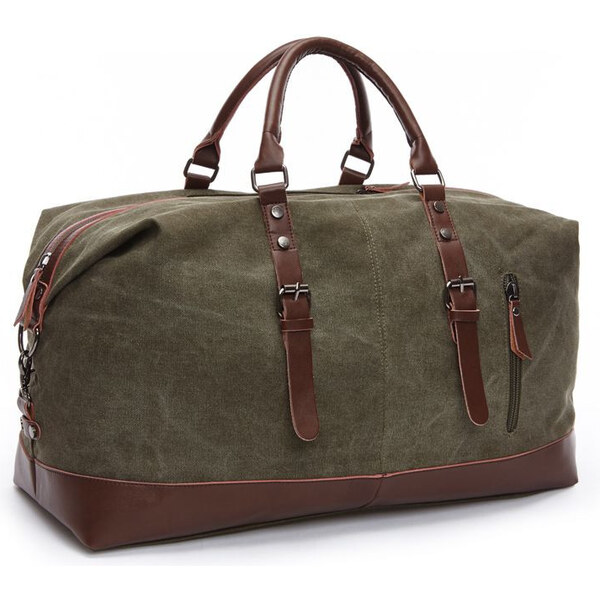 Canvasio cestovná canvas taška Beloun Zelená 45 l 65226043