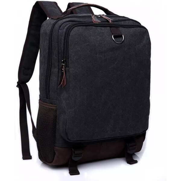 Canvasio plátený canvas retro batoh Benitez Čierny 13 l 65226063