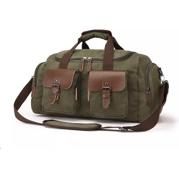 Canvasio cestovná plátená canvas taška Cerullo Zelená 33 l 65226129