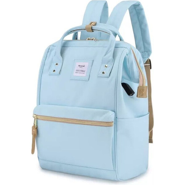 Himawari batoh USB port Apaté NR8 Svetlo Modrý 19 l 65226183