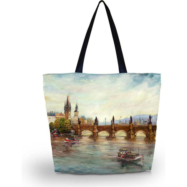 Huado nákupná a plážová taška - Na Vltave 65226212