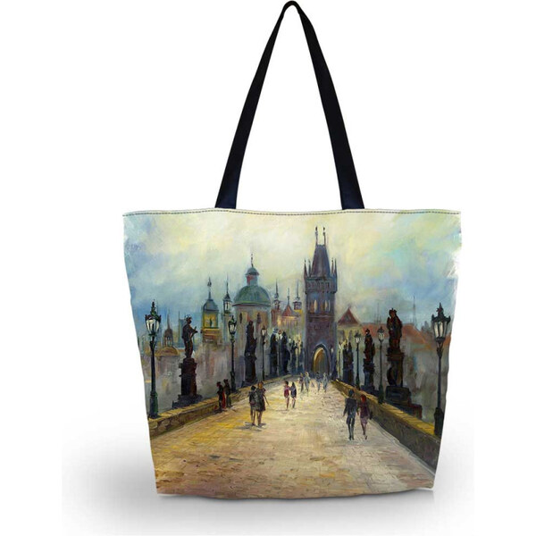 Huado nákupná a plážová taška - Karlov most 65226211